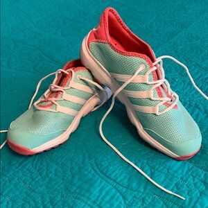 Adidas Terrex Women's Aqua and Pink Athletic Shoes